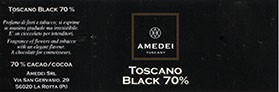 Toscano black 70%, Amedei SRL, La Rotta, Italy
