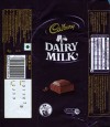 Cadbury dairy milk, milk chocolate, 17g, 12.2013, Cadbury India LTD, Bumbai, India