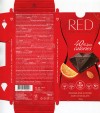 RED, dark chocolate with orange and almond, 100g, 17.02.2022, Chocolette S.A., Geneve, Switzerland