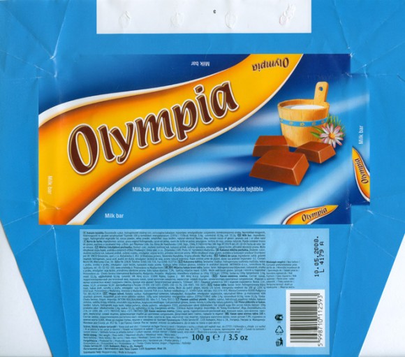 Olympia, milk bar, 100g, 10.05.2007, Choko Service, Budapest, Hungary