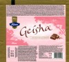 Geisha, milk chocolate with soft hazelnut filling, 100g, 24.07.2013, Fazer Makeiset, Helsinki, Finland