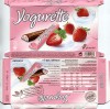 Yogurette, filled milk chocolate with strawberry cream, 100g, 8 pieces, 20.01.2014, Ferrero OHG MBH, Stadtallendorf, Germany