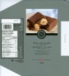 Crunchy roasted hazelnut pieces smothered in sweet, smooth, milk chocolate, 100g, Governor's choice, product of Switzerland, imported for Hudson's bay company Toronto canada