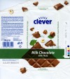 Clever, milk chocolate with chopped hazelnuts, 100g, 14.03.2008, Van Houten GmbH & Co. KG, Norderstedt/Hamburg, Germany