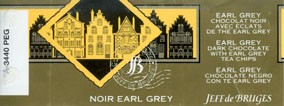 Noir earl grey, dark chocolate with earl grey tea chips, Jeff de Bruges Chocolates, Sydney NSW, Australia