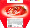Laura, milk chocolate with strawberry cream filling, 100g, 05.02.2005, S.C.Kandia-Excelent S.A, Bucharest, Romania