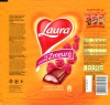 Laura, milk tablet with raspberry filing, 100g, 12.10.2011, Kandia Dulce S.A, Bucharest, Romania