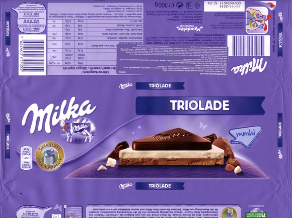 Milka, milk chocolate, white chocolate and dark chocolate, 300g, 11.11.2013, Kraft Foods, Austria 