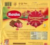 Marabou, Sommar!, milk chocolate with pieces of freeze-dried strawberries, 180g, 01.02.2009, Kraft Foods Sverige, Angered, Sweden