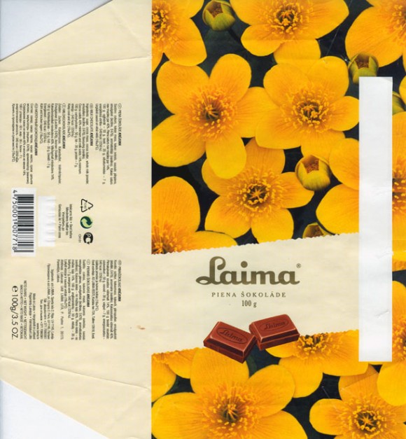 Krejuma, milk chocolate, 100g, 12.04.2005, Laima, Riga, Latvia