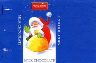 Milk chocoate, 2011, Mauxion Schokoladenfabrik GmbH, Saarlouis, Germany