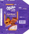 Milka, Alpine milk chocolate with apricot cream filling, 40g, 28.03.2001, Kraft Foods Deutschland production GmbH & Co. KG., Bremen, Germany