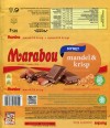 Marabou, mandel and krisp, milk chocolate with crumble almonds and crisp pieces, 185g, 07.08.2017, Mondelez International (Sverige), Sweden