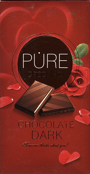 Dark chocolate, 100g, 09.12.2013, Pure Chocolate Ltd, Abelziedi, Latvia