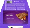 Poesia, milk chocolate with hazelnuts, 100g, 07.01.2013, Made in Germany for RIMI, Germany