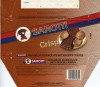 Milk chocolate with crunchy corn chips, 100g, 1990, Sarotti GmbH, Berlin, Germany
