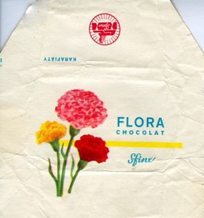 Flora Karafiaty, milk chocolate, 1980, Sfinx, Holesov, Czech Republic (CZECHOSLOVAKIA)