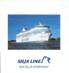 Silja Line, m/s Silja Symphony, milk chocolate, 52,5g ,2005, Made in Germany