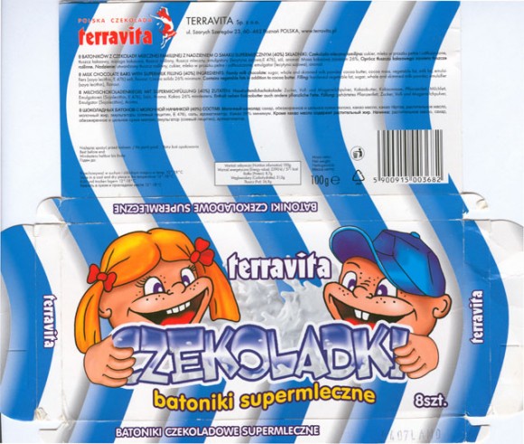 Milk chocolate, 100g, 04.2006, Terravita, Poznan, Poland