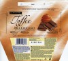 Milk chocolate with toffee flavoured filling, 100g, 07.2009, Produced in Poland for Tesco Stores Ltd., Krakow, Poland