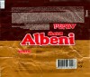Albeni, milk chocolate coated bar with caramel and biscuit, 30g, 01.2007, Produced by Ulker Gida Sanay Ticaret A.S, Stanbul, Turkey
