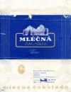 Milk chocolate, 50g, about 1960, Moravske cokoladovny, narodni podnik, zavod Zora, Olomouz, Czechoslovakia