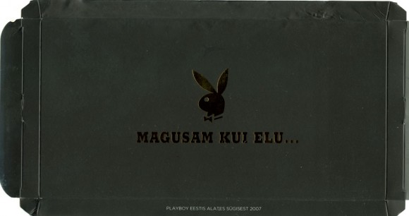 Magusam kui elu... playboy, milk chocolate, 300g, 2007, AS Kalev Chocolate Factory for Playboy Eesti, Lehmja, Estonia