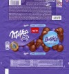 Milka, milk chocolate, with aerated milk chocolate, 90g, 25.08.2015, Mondelez Polska Production sp.z.o.o., Kobierzyce, Poland