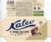 Kalev dark chocolate with Vana Tallinn Cream liqueur cream filling, 104g, 22.11.2022, Orkla Eesti AS, Lehmja, Estonia