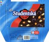 Studentska pecet, dark chocolate with raisins, peanuts and jelly pieces, 200g, 11.2007, Nestle Cesko s.r.o, Praha, Czech Republic