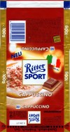 Ritter sport, cappuccino, milk chocolate with a cappuccino cream filling, 100g, 01.2003, 
Alfred Ritter GmbH & Co. Waldenbuch, Germany
